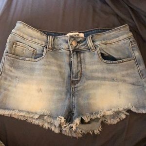 Pink brand cutoff shorts